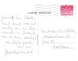 Ansichtkaart aan Staller, achterzijde